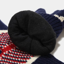 Load image into Gallery viewer, New Adult USA National Flag Hat Scarf Gloves Three-piece Set With Top Ball Winter Outdoor Unisex Warm Hats Set