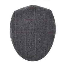 Load image into Gallery viewer, Men's Herringbone Flat Ivy Newsboy Hat Wool Blend Gatsby Cabbie Cap