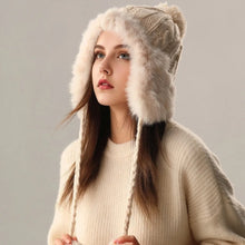 Load image into Gallery viewer, New Knitted Knitted Hat Pompom Warm Ear Protection Hat Coldproof Fur Balls Lei Feng Hat Autumn and Winter