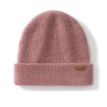 Load image into Gallery viewer, 100% Cashmere Hat For Women Men Outdoor 2-Layer Thickened Warm Winter Hats Solid Caps Knit Seamless Beanie Hat Unisex