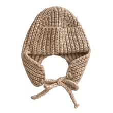 Load image into Gallery viewer, Hood Earmuff Thickened Knitted Hat Super Soft Soft Fleece Lining Winter Hat Fashion Warm Bonnet Caps Winter Season