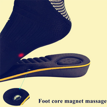 Load image into Gallery viewer, Insole Invisible Height Increase Foot Acupressure for Men Women Heel Lifting Magnetic Massage Orthopedic Pain Relief Pad shoe pads