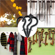 Load image into Gallery viewer, Screw Hook Cup Ceiling Hooks Multifunctional Heavy Duty Wall Mount Plastic Dipping Iron Screw-in Hanging Plants Holder