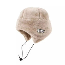 Load image into Gallery viewer, New Cute Bear Integrated Hat Scarf Set Fluffy Fur Windproof Pullover Cap Coldproof Warm Hooded Hat Autumn and Winter