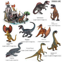 Load image into Gallery viewer, Jurassic Dinosaur Model 3D 3D Puzzle Model Scene Decoration Double Ridge Dragon Dragon Tyrannosaurus Rex Animal Model Children's Educational Toys