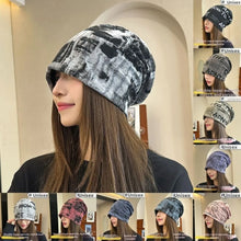 Load image into Gallery viewer, Casual Polyester Cotton Women Beanies Soft Elastic Warm Pullover Cap Hip-hop Bonnet Breathable Baotou Cold Hat for Women and Men