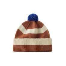 Load image into Gallery viewer, Trendy Autumn Winter Knitted Hat Advanced Stripes Korean Style Ear Protection Hat Versatile Woolen Hat Couple Hat Christmas Gift