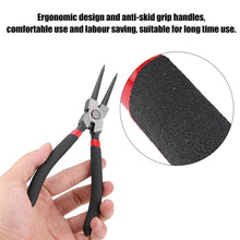 Load image into Gallery viewer, 4Pcs Circlip Plier Set 7'' Long Nose Plier Staight Bent Plier Inner Outer Staight Bent Plier Retaining Snap Ring Remover Tool