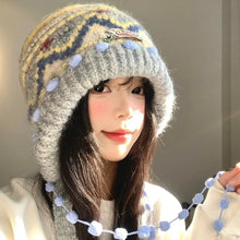 Load image into Gallery viewer, Fashion Windproof Balaclava Hat Keep Warm Knitted Pullover Hats Cold Proof Ear Protection Cap Winter