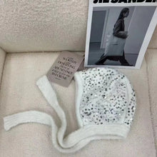Load image into Gallery viewer, New Luxury Sequined Winter Hat Ear Protection Outdoor Beanies Thick Warm Baotou Knitted Women's Hats Chrismas Gifts