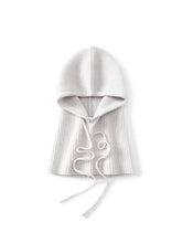Load image into Gallery viewer, 100%Wool Balaclave Beanies For Women&Men Winter Knitted Neck Face Protect Warm Soft Hooded Hats Drawstring Skullies Headgears