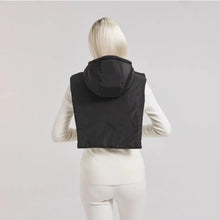 Load image into Gallery viewer, Cotton Thickened Fake Collar Hooded Hat Ultralight Drawstring Scarf Balaclava Hat Zipper Design Fake High Collars