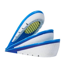 Load image into Gallery viewer, Insole High Quality TPE Heightened Height Increase Half s Pad Men Women Silicone Gel Invisible Growing Heel 1-3cm Lift Soles shoe pads