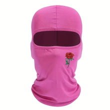 Load image into Gallery viewer, High Quality Rose Printed Balaclava Hat Windproof Sun UV Protection Ski Mask Women Men Hood Outdoor Cycling Scarf Supplies New