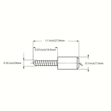 Load image into Gallery viewer, 20Pcs Support Multifunction Fixed Cabinet Rack Nail Self-Tapping Integrated Screw Clapboard Holder Laminate Support Nail