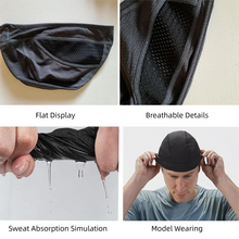 Load image into Gallery viewer, New Breathable Helmet Inner Cap Sweat Absorption Quick Dry Beanie Cap Simple Mesh Hat Outdoor Riding
