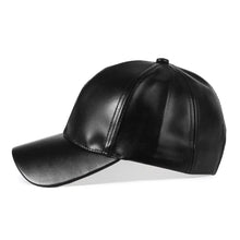 Load image into Gallery viewer, Casual Outdoor Sports Leather Baseball Caps Adjustable Hip Hop Warm Caps Autumn Winter Thermal Hats for Men Women