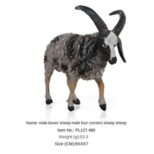 Load image into Gallery viewer, Wild Forest Animal Zoo plastic Models Simulation Antelope Gazelle Argali Model Action Figure Figurines Teaching Kids Toys