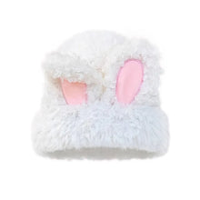Load image into Gallery viewer, Casual Cute Rabbit Ear Warm Hat Thickened Keep Warm Wool Knitted Hat Windproof Ear Protection Beanie Cap for Women