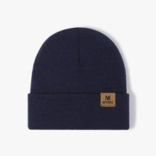 Load image into Gallery viewer, Unisex Autumn Winter Riding Hat Knitted Cuffed Beanie Hats Warm Cycling Cap for Skiing Camping Traveling