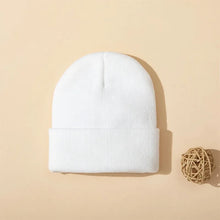 Load image into Gallery viewer, 1pc Solid Color Unisex Beanie Hat,Versatile Outdoor Autumn and Winter Casual Warm Cap,Suitable for Winter Christmas,Sking
