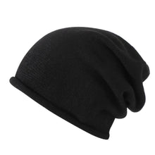 Load image into Gallery viewer, Fashion Soft Slouchy Beanie Hat Thickened Fleece Lined Cashmere Beanie Keep Warm Windproof Knit Hat Winter Season
