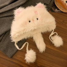 Load image into Gallery viewer, New Thickened Warm Hat Soft Windproof Ear Protection Cap Cute Cat Winter Warm Cap Winter