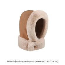 Load image into Gallery viewer, Fashion Thick Material Winter Beanies Hat Windproof Ear Protection Warm Cap Fleece Lined Brimless Ski Hat Winter