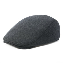 Load image into Gallery viewer, Men's Herringbone Flat Ivy Newsboy Hat Wool Blend Gatsby Cabbie Cap Winter Outdoor Hunting Cap
