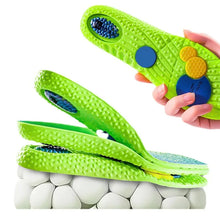 Load image into Gallery viewer, PU air cushion sports insole soft and comfortable sole arch support insole men's and women's elastic shock absorption insole
