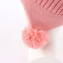 Load image into Gallery viewer, Cute Soft Winter Hat Fleece Lined Warm Fabric Toddler Beanie 2 Cute Ears Warm Fleece Hat Winter Season