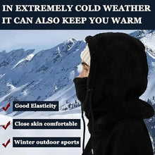 Load image into Gallery viewer, Warm Thermal Windproof Balaclava Ski Hood Motorcycle Face Cover Polar Fleece Adjustable Cycling Neck Cover Full Face Mask Winter