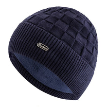 Load image into Gallery viewer, New Unisex Winter Hat Plush Fur Lined Warm Small Square Style Soft Beanie Hats For Men Women Thicken Ski Sports Knitted Hat