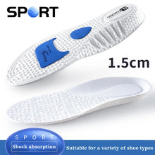 Load image into Gallery viewer, Insole 1Pair Height Increase s for Feet PU Memory Foam s Pad Breathable Orthopedic Heel Lift for Sport Running Care shoe pads