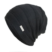 Load image into Gallery viewer, New Fashion Women Winter Warm Thick Beanies For Men Outdoor Sport Hats Casual Striped Bonnet Male Knit Hats Gorras