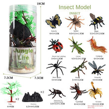 Load image into Gallery viewer, Mini Marine Life Model Set Wildlife Farm Poultry Model Simulation Solid Dinosaur Model Children's Teaching Cognitive Toys