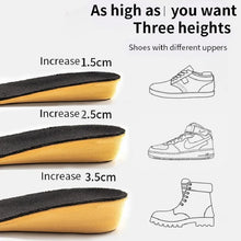 Load image into Gallery viewer, Insole Invisiable Height Increase s for Women Men Heel Lift Yellow s Sole Pad Breathable Shock Absorption Feet Care Cushion shoe pads