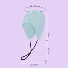 Load image into Gallery viewer, Bonnet Style Winter Fleece Caps Earflap Protection Warm Warm Bicycle Headwear Cycling Headwear Beanie Cap Ski Sports