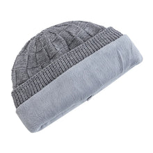 Load image into Gallery viewer, New Unisex Winter Hat Plush Fur Lined Warm Small Square Style Soft Beanie Hats For Men Women Thicken Ski Sports Knitted Hat