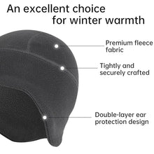 Load image into Gallery viewer, Mens Womens Warm Fleece Beanie Ear Cover Winter Hat Outdoor Cycling Winter Cap for Men Women Camping Workout