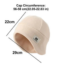 Load image into Gallery viewer, Winter Polar Fleece Beanie Hat Warm Slouchy Fleece Sports Hat Lightweight Soft Ski Cap for Men Women