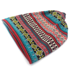 Load image into Gallery viewer, Contrasting Colors Pullover Hat Multifunctional Plaid Print Turban Hats Scarf Pullover Hat Casual Hedging Cap Autumn and Winter