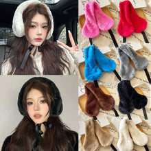 Load image into Gallery viewer, New Women Headbands Winter Adjustable Ear Warmer Solid Color Soft Beanies Cap Lady Headwear