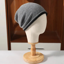 Load image into Gallery viewer, Casual Soft Winter Hat Curly Brim Thickened Knitted Hat Windproof Warm Lining Beanies Men Women