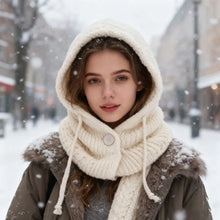 Load image into Gallery viewer, Fashion Windproof Knitted Hat Thermal Insulation Neck Protection Beanie Cap Pullover Hats Winter