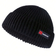 Load image into Gallery viewer, 1pc Men Beanies Skullcap Street Style Hip Hop Brimless Baggy Melon Cap Cuff Fisherman Beanies Hats Winter Warm Knitted Bonnet