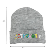 Load image into Gallery viewer, 1pcs Beanie Astroworld Embroidery Knitted Hat Ski Warm Winter Unisex Hip Hop Hats Black White Red