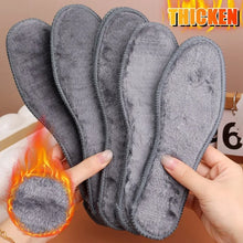 Load image into Gallery viewer, 2/4pcs Self Heating Insoles Thermostatic Thermal Insole Faux Rabbit Fur Insole Winter Boots Pad Sole Thermal Insoles Plush Pads