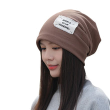 Load image into Gallery viewer, Fashion Soft Warm Hat Fleece Lined Keep Warm Winter Knitted Hat Thickened Ear Protection Beanies Bonnet for Women