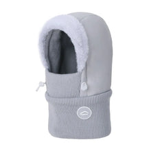 Load image into Gallery viewer, Thick Warm Scarf Pullover Cap Windproof Design Fluffy Texture Winter Warm Hat Knitted Thermal Protection Face Guard Neck Warmer